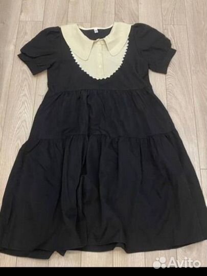 Лолитное черное платье