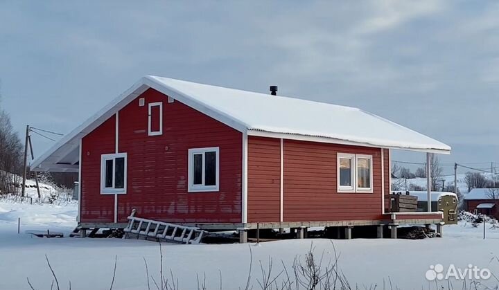 Деревянный дом 88м