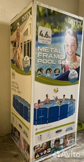 Бассейн каркасный круглый 457х122см (16805л)