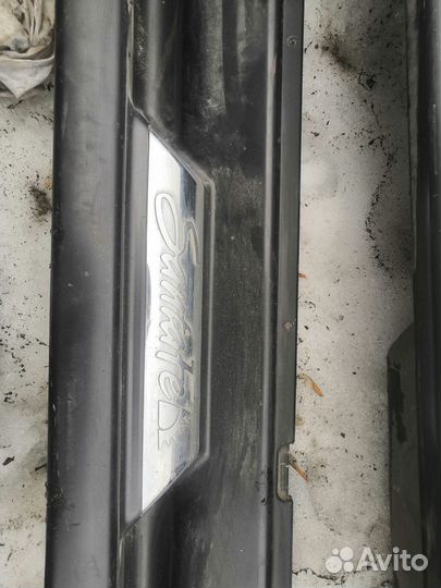 Пороги на hyundai santa fe