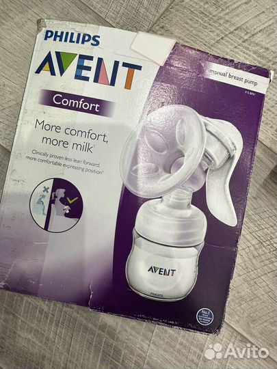Молокоотсос avent ручной новый