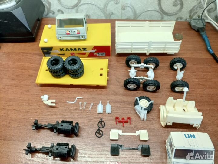 Запчасти для моделей камазов СССР масштаб 1/43