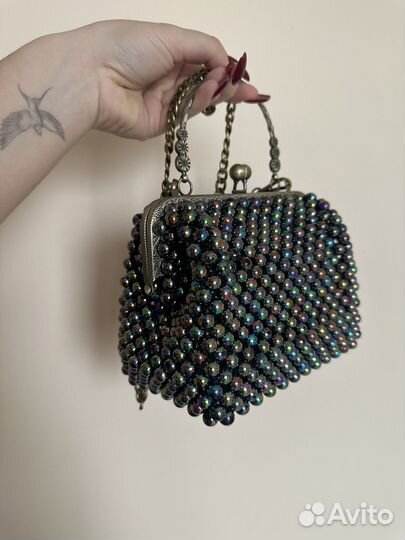 Сумка из бусин ручной работы