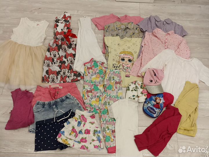 Одежда пакетом на девочку 5-6 лет