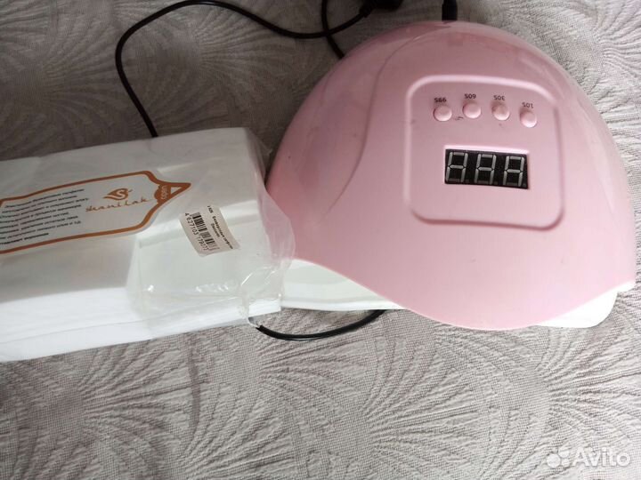 Led лампа для ногтей ультра с салфетками