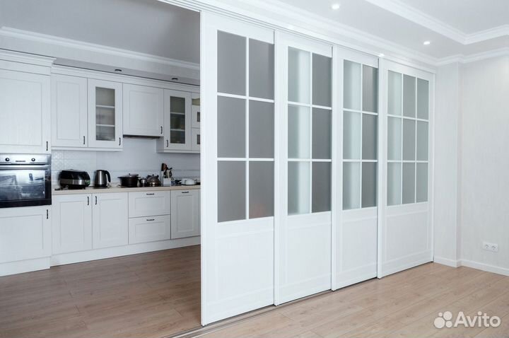 Раздвижные системы, межкомнатные перегородки