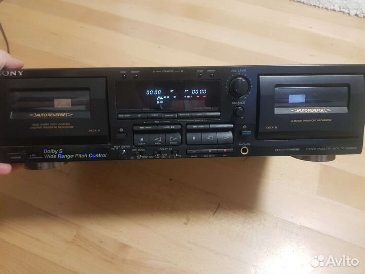 Дека кассетная sony tc-wr665s