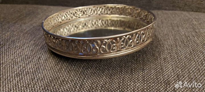 Декоративный зеркальный поднос