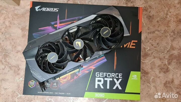 Nvidia RTX Gigabyte Aorus Xtreame 3090 24gb