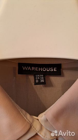 Прозрачная рубашка нежно розового цвета