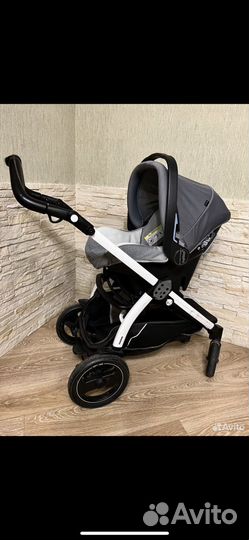 Автолюлька peg perego с базой isofix