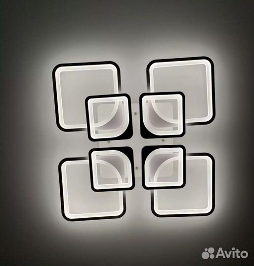 Светодиодная люстра с пультом LED потолочная