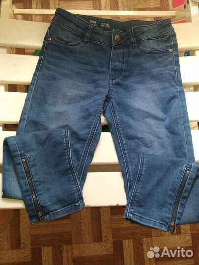 Лосины джинсовые на девочку от 9 лет
