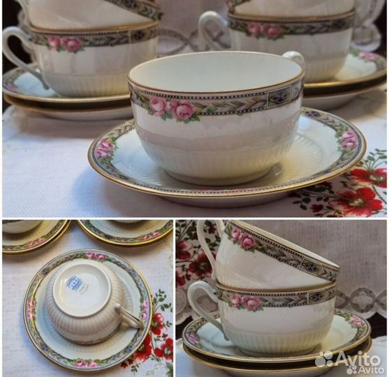 Чайные кофейные фары германия лимож фарфор