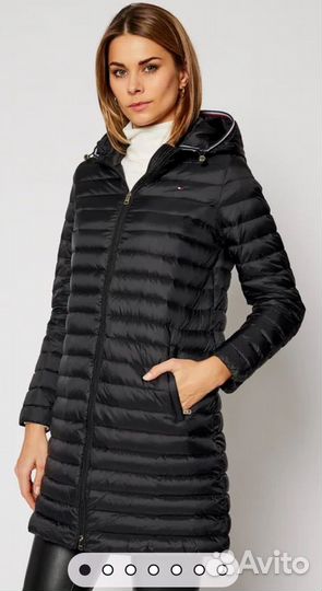 Тонкий пуховик женский Tommy Hilfiger 42-44