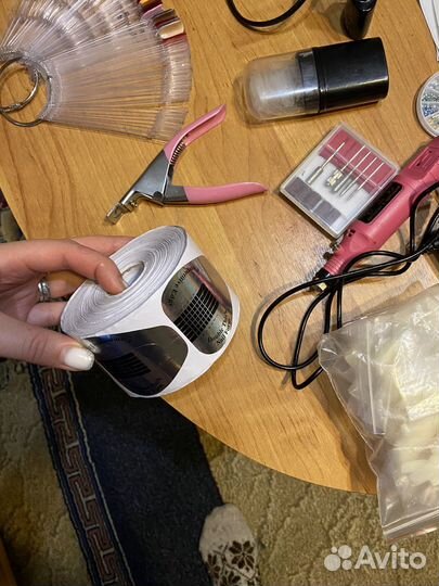 Набор для маникюра с лампой