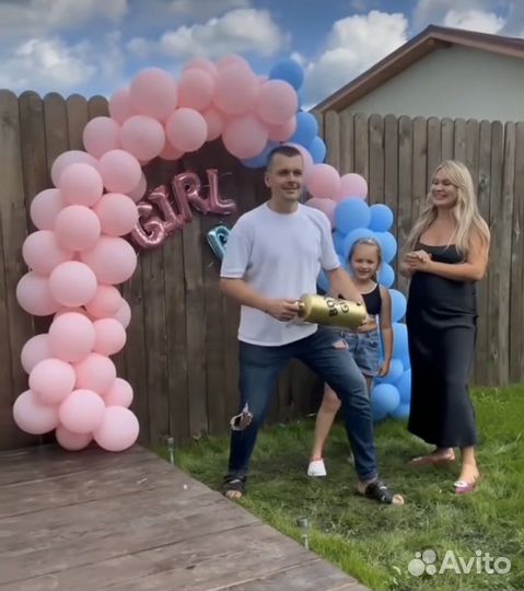 Украшения на гендер пати