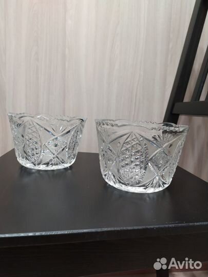 Хрустальные вазы для салатов