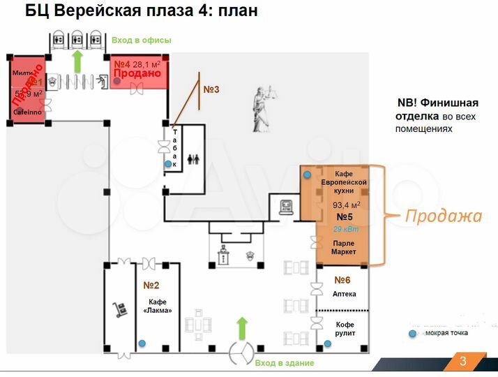 Арендный бизнес в бц класса А-окупаемость 8,5лет