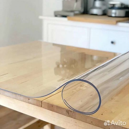 Прозрачное покрытие на стол (гибкое стекло)