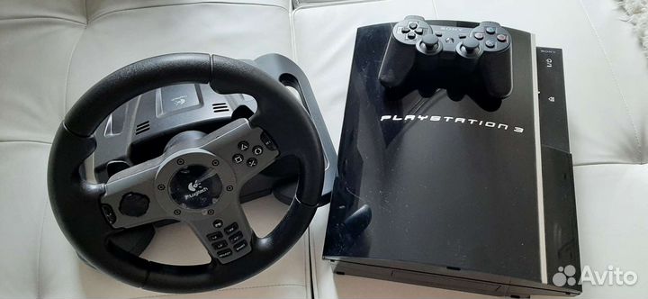 Sony playstation 3 с игровым рулём