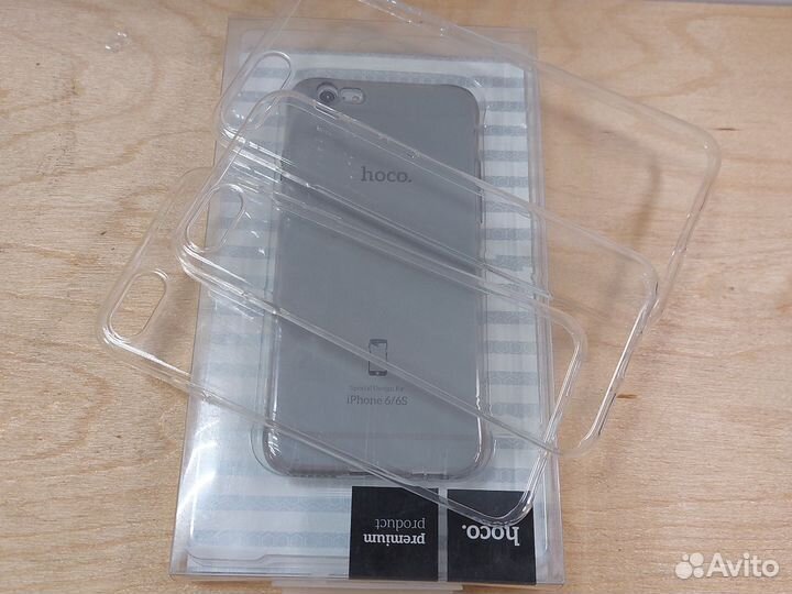 Чехол силикон прозрачный Iph 6s/7/8