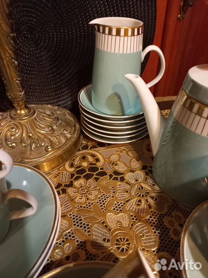 Сервиз чайный Tиффани с сусальным золотом-Lichte G