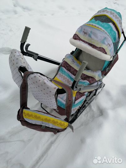 Коляска(санки) комбинированная nika kids