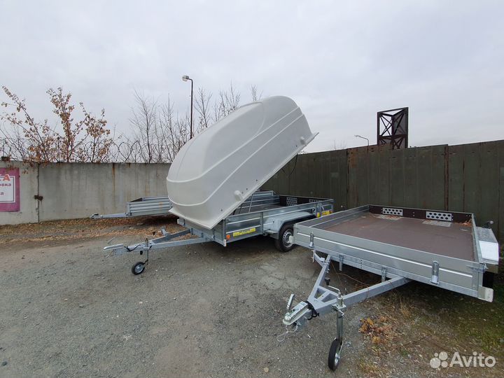 Прицеп лав 81013А Борт 380 с крышкой