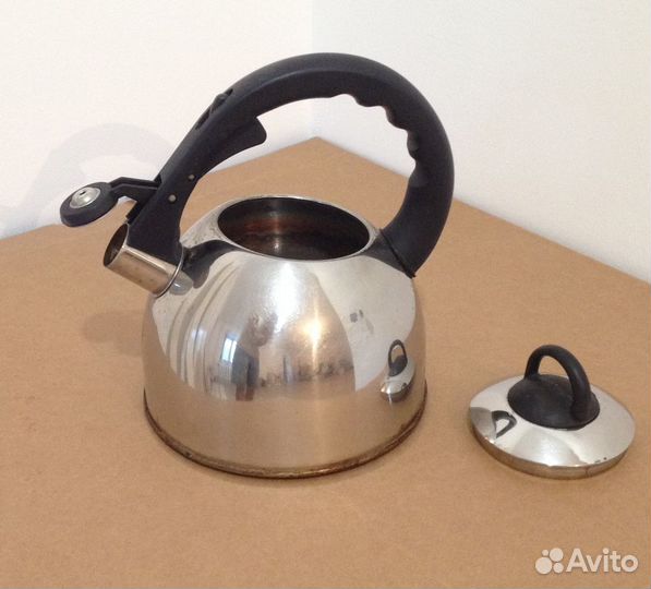 Чайник из нержавейки со свистком