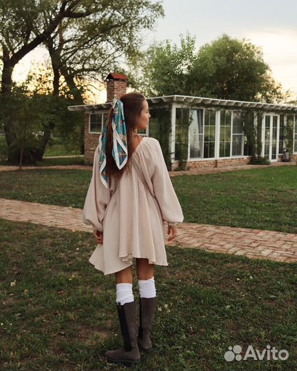 Платье муслин летучая мышь