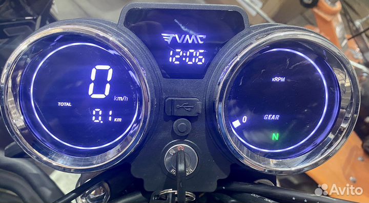 Панель приборов (приборка, щиток) Led мопед