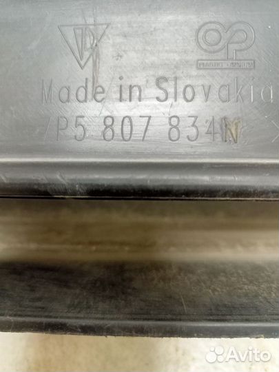 Накладка юбки заднего бампера