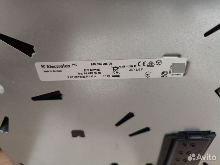 Варочная панель electrolux