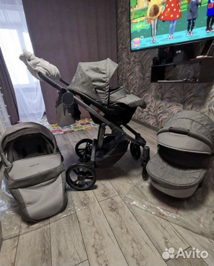 Коляска 3 в 1 bebetto