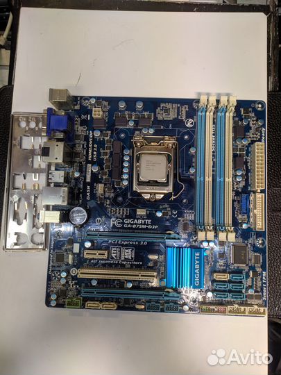 GA-B75M-D3P сокет 1155