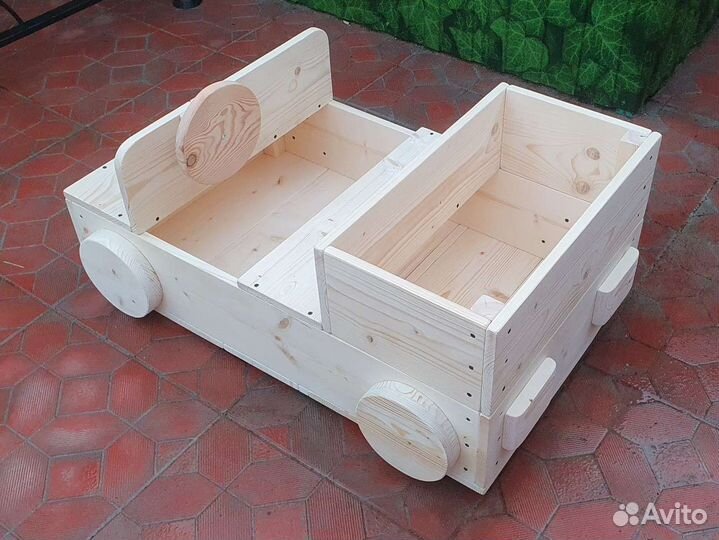 Деревянная машинка пикап