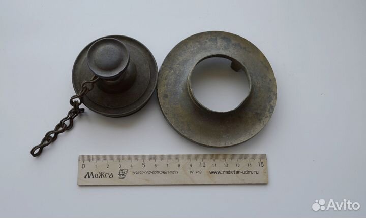 Старинная печная вьюшка. Крышка, накладка Не компл