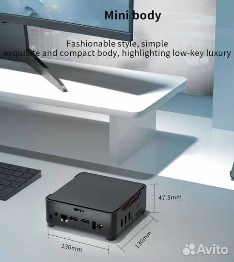 Мини пк AN3plus 8gb/256gb intel n150