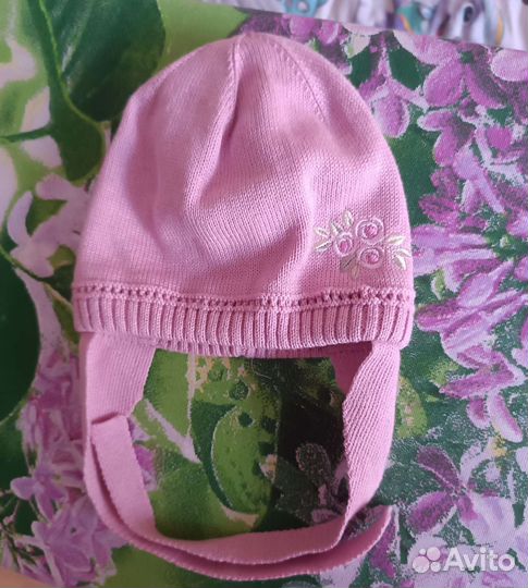 Шапка для новорожденного демисезонная