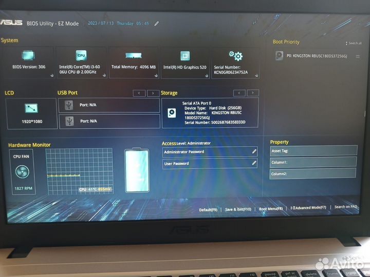 Ноутбук asus VivoBook X540UA-DM3033