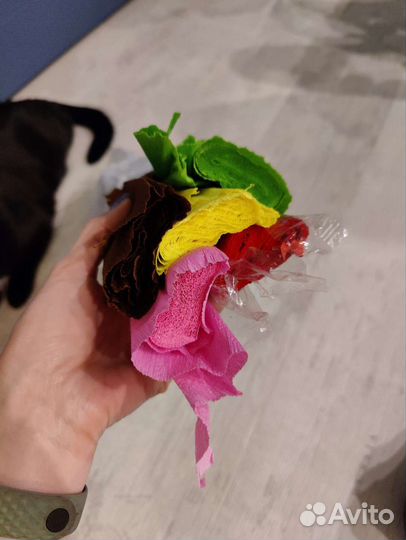 Бумага креповая гофро для творчества и упаковки