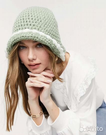 Панама вязаная ASOS