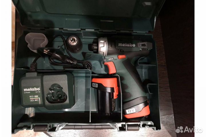 Шуруповерт Metabo BS 12 В 2х2.0 LC12 600984500