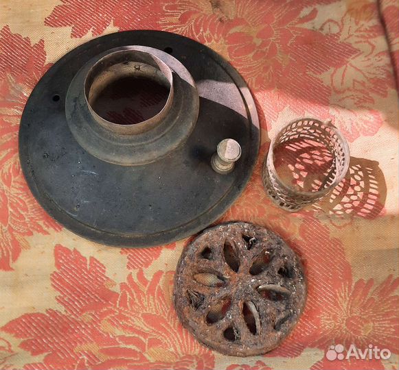 Самовар на дровах старинный