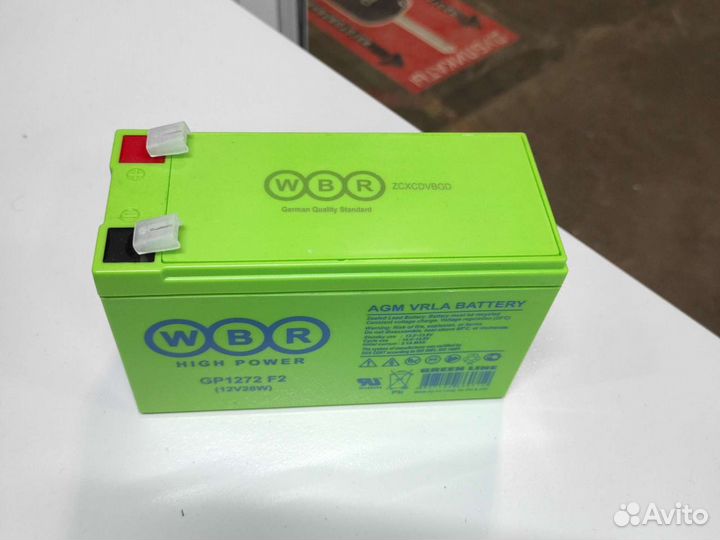 Аккумулятор для эхолота Wbr GP 1272 F2 12v28w 7ah
