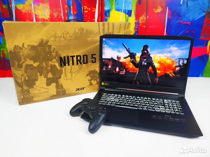 Супер мощный игровой ноутбук Acer Ryzen7 RTX 3070