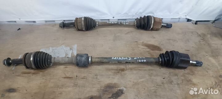 Привод передний LR hyundai solaris 1 двиг 1.6 МКПП