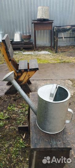 Лейка садовая оцинкованная