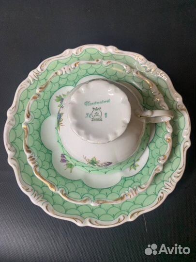 Чайная тройка германия Schoenau 50-e